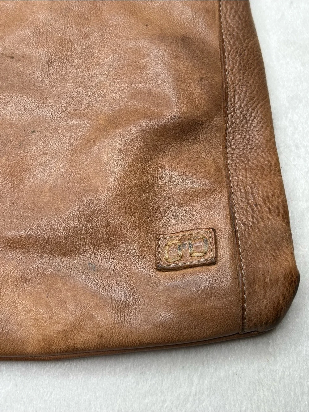 Bed Stu Aiken Tan Rustic Crossbody Leather Purse